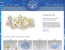 Tablet Screenshot of crystalkam.com